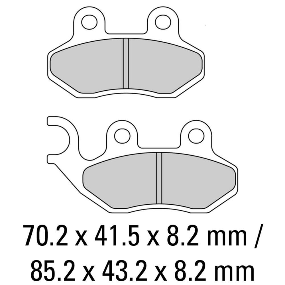 FERODO Eco Brake Disc Pad Set - FDB2190EF Parts Brakes