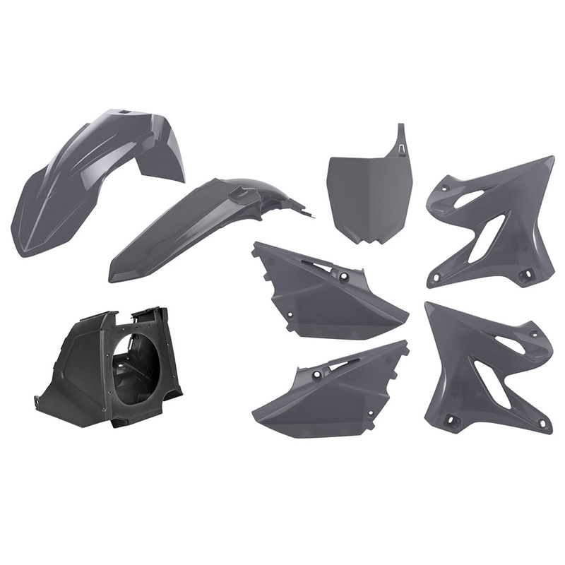 Restyle Plastic Kit For Yamaha YZ125 & YZ250 2008-2021 – Polisport/Rtech, Includes Fork Guards & Airbox Covers