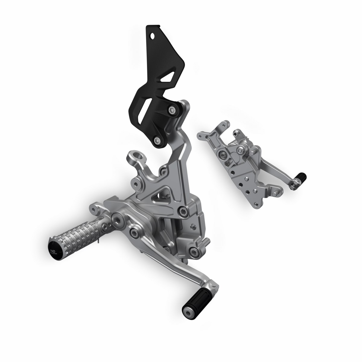 M-FACTORY Black Billet Front Rider Foot Pegs For Ducati Streetfighter 848 /S 2012-2013