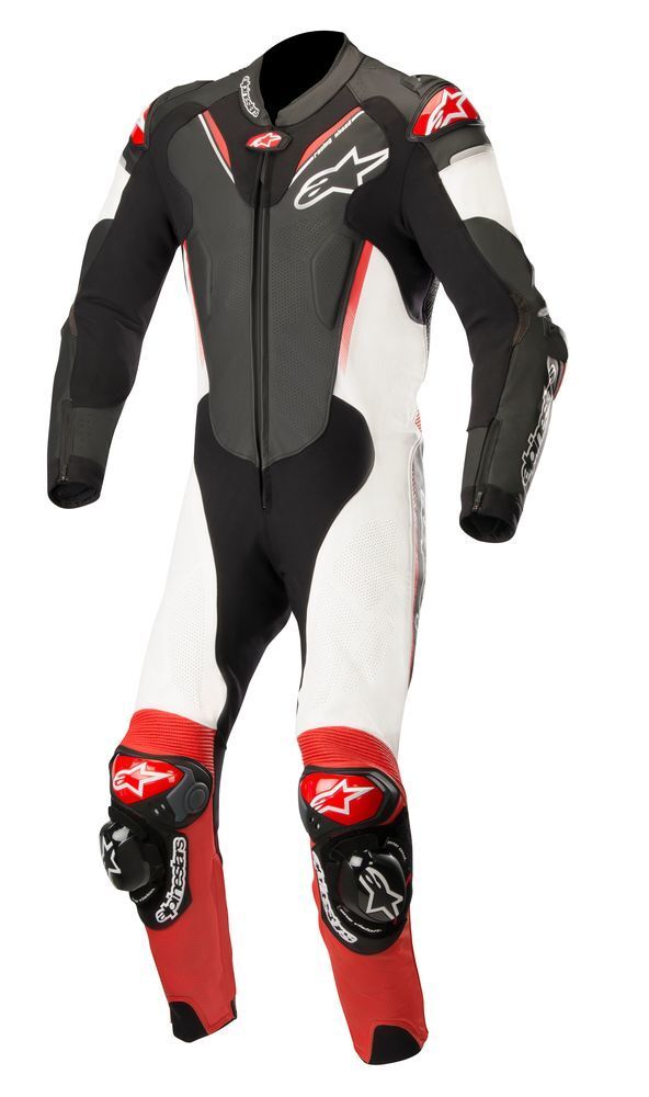 Alpinestars Atem V3 Black/White/Red Leather Racing Suit