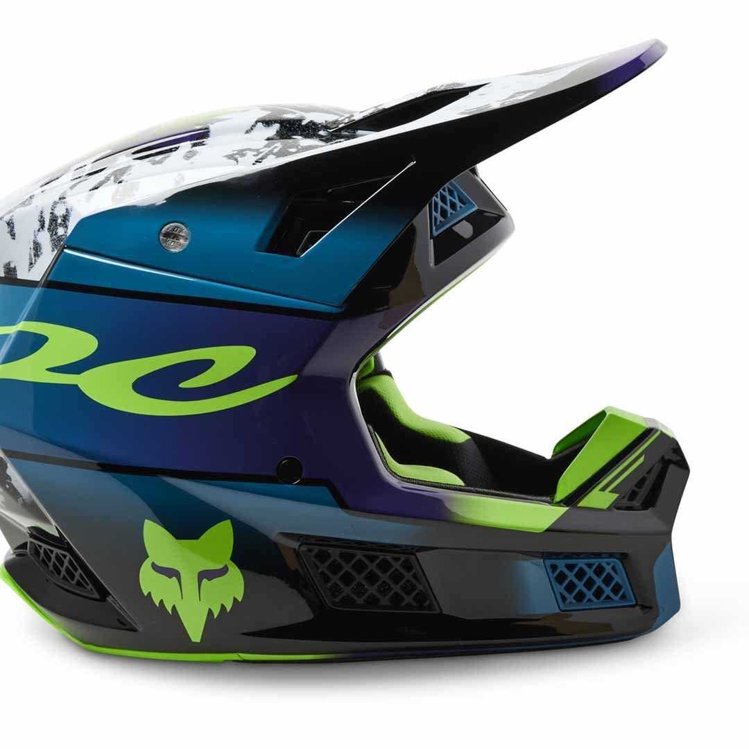 Fox MX23 V3 RS Dkay Helmet Midnight Blue Brisbane Motorcycles