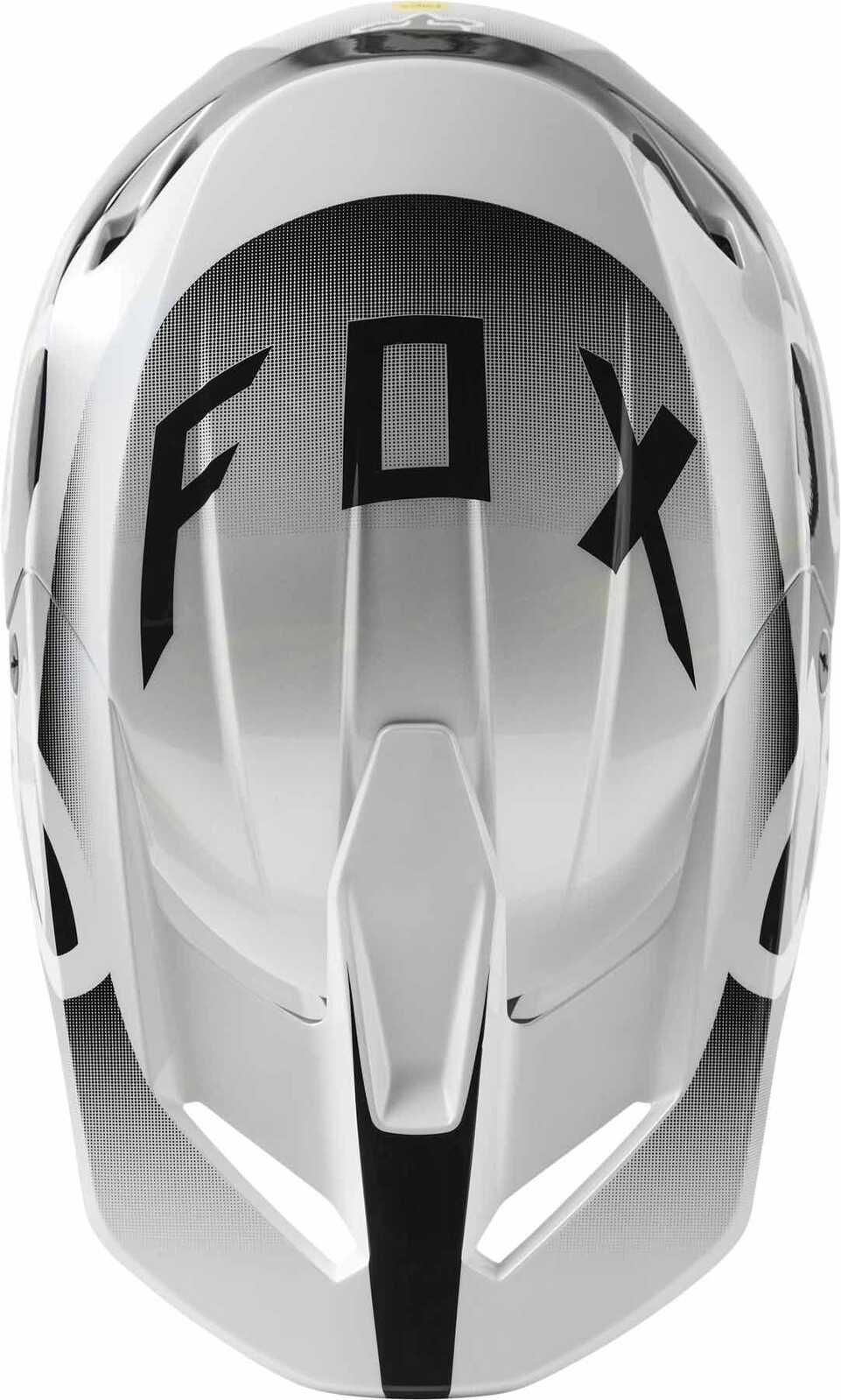 Fox MX23 V1 Leed Helmet Black/White Brisbane Motorcycles