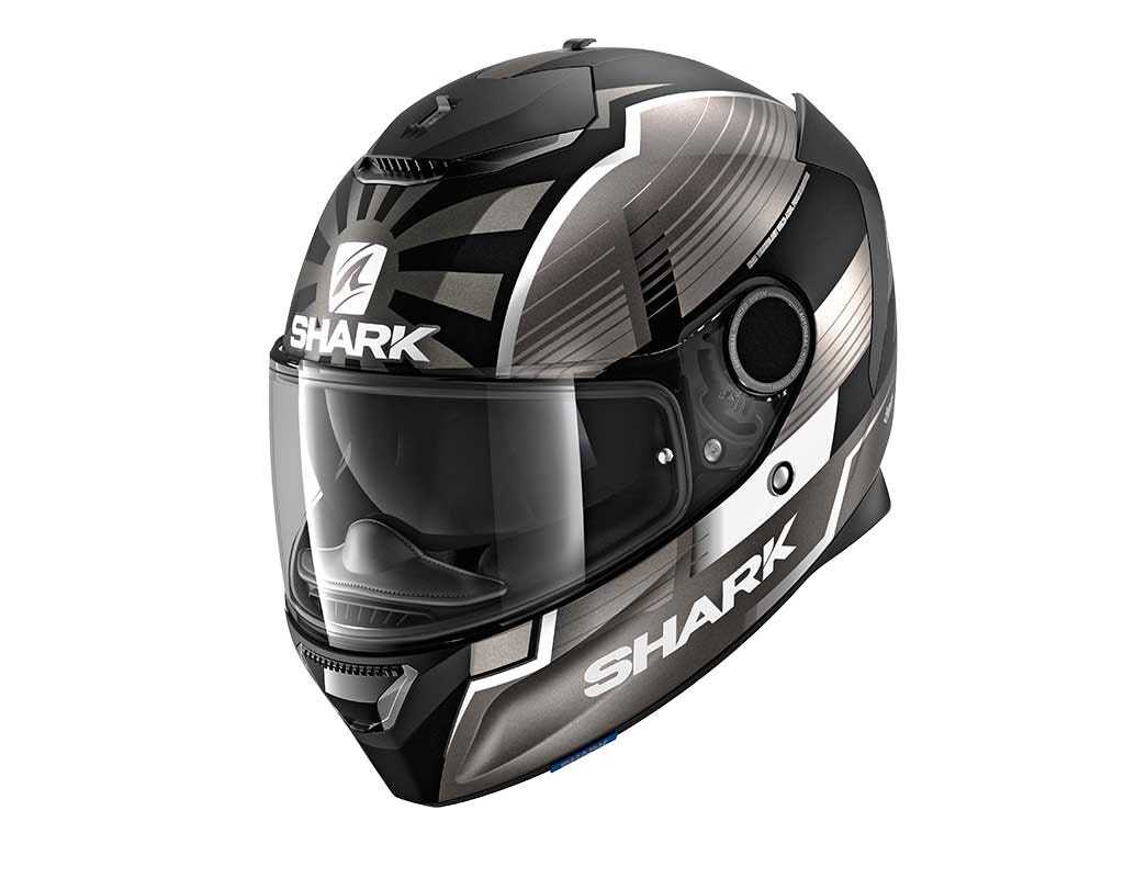 Shark Spartan ECE Zarco Malaysian GP Matte Black/Anthracite Replica Helmet