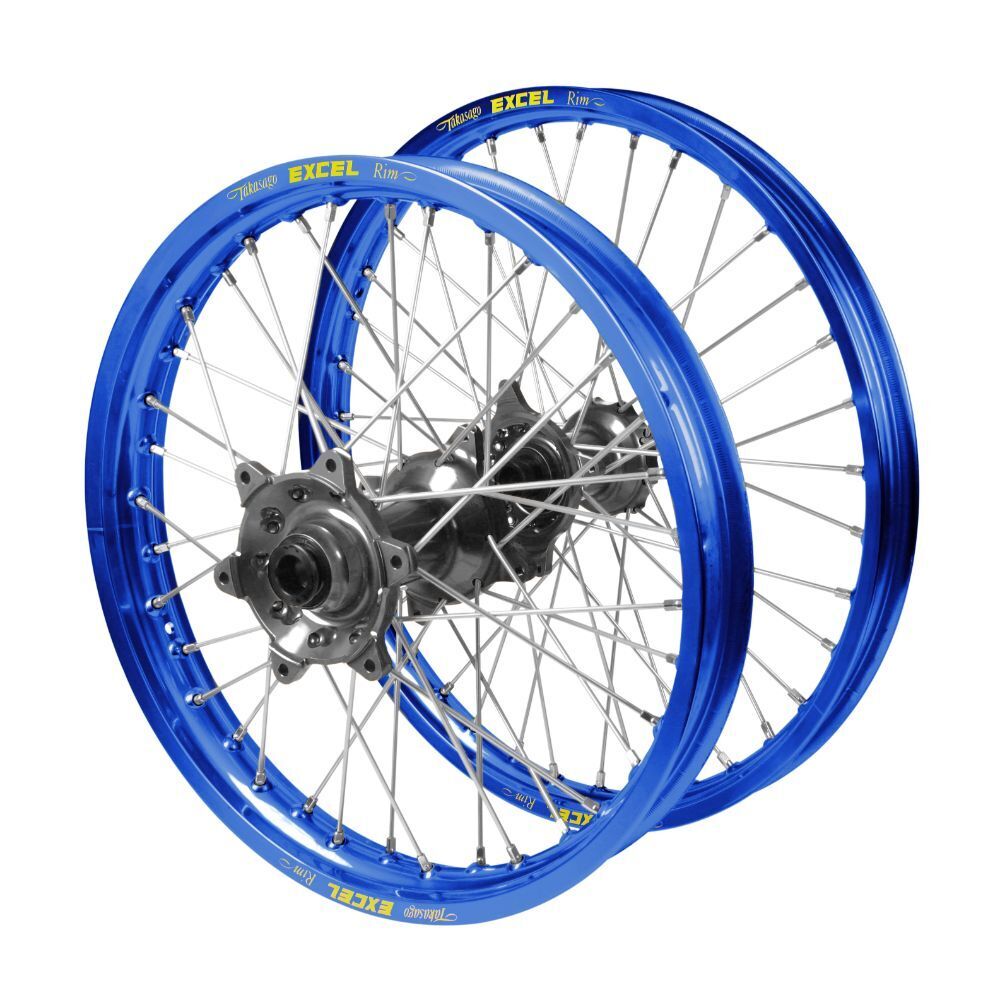 Apr 02 Rims KTM Haan Titanium Hubs / Excel Blue Rims Wheel Set