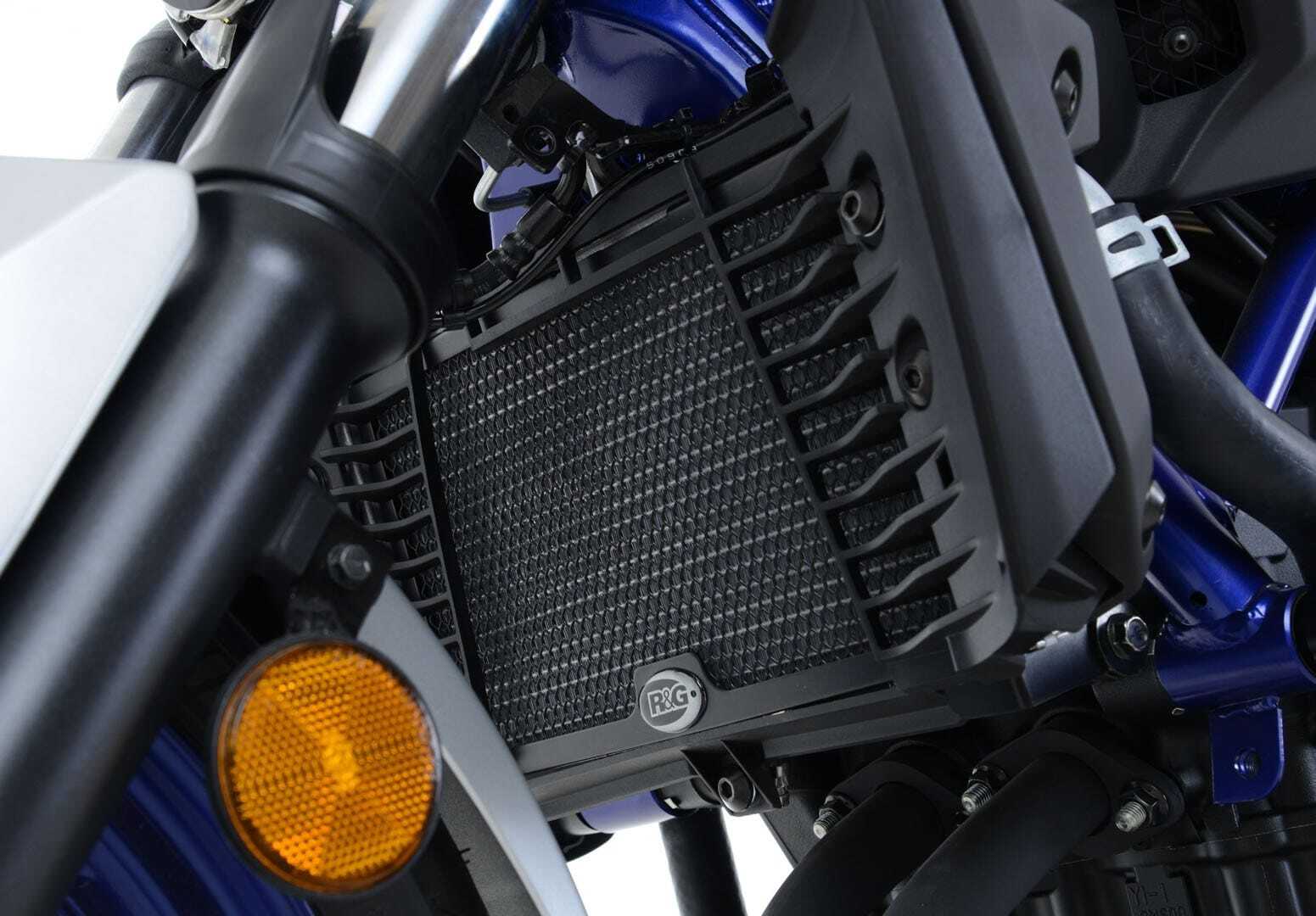 R&G RAD0159BK Retina Protettiva Per Radiatore Moto - Compatibile Con Yamaha MT-09 E MT-09 Tracer, Colore Nero