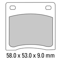 FERODO Disc Pad Set - FDB151 P Platinum Non Sintered Compound