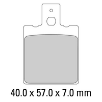 FERODO Disc Pad Set - FDB207 ST Sinter Grip Sintered Compound - Road
