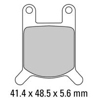 FERODO Disc Pad Set - FDB213 P Platinum Non Sintered Compound