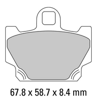 FERODO Disc Pad Set - FDB311 P Platinum Non Sintered Compound