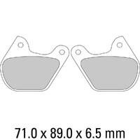 Ferodo FDB334P Disc Pad Set (2 pc) - Platinum Carbon Grip - Non-Sint.