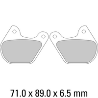FERODO Disc Pad Set - FDB334 P Platinum Non Sintered Compound