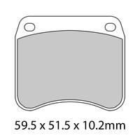 Ferodo FDB342CP1 Disc Pad Set (2 pc) - Ceramic Carb. - Non-Sint. (Race/Track)