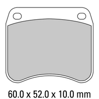 FERODO Disc Pad Set - FDB342 P Platinum Non Sintered Compound