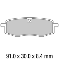 FERODO Disc Pad Set - FDB411 P Platinum Non Sintered Compound