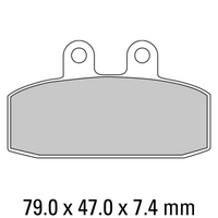 FERODO Disc Pad Set - FDB438 EF Eco Friction Non Sintered Compound