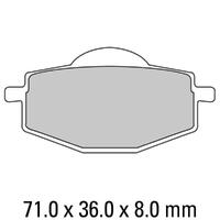 Ferodo FDB475AG Disc Pad Set (2 pc) - Argento Carbon Grip - Non-Sint.