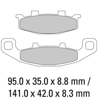 FERODO Disc Pad Set - FDB481 ST Sinter Grip Sintered Compound - Road