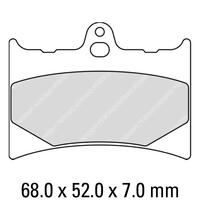 Ferodo FDB498P Disc Pad Set (2 pc) - Platinum Carbon Grip - Non-Sint.
