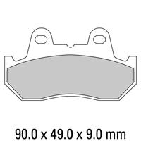 Ferodo FDB538P Disc Pad Set (2 pc) - Platinum Carbon Grip - Non-Sint.