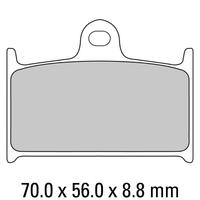 Ferodo FDB557XRAC Disc Pad Set (2 pc) - Sinter XR Array Cooling - Sintered