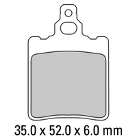 FERODO Disc Pad Set - FDB694 AG Argento Non Sintered Compound