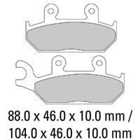 Ferodo FDB737P Disc Pad Set (2 pc) - Platinum Carbon Grip - Non-Sint.