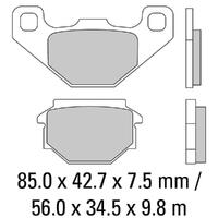 Ferodo FDB828P Disc Pad Set (2 pc) - Platinum Carbon Grip - Non-Sint.
