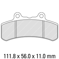 FERODO Disc Pad Set - FDB847 P Platinum Non Sintered Compound