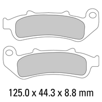 FERODO Disc Pad Set - FDB2002 ST Sinter Grip Sintered Compound - Road