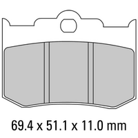 FERODO Disc Pad Set - FDB2041 P Platinum Non Sintered Compound
