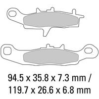 Ferodo FDB2080SG Disc Pad Set (2 pc) - Sinter Grip SG - Sintered