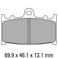 FERODO Disc Pad Set - FDB2163 ST Sinter Grip Sintered Compound - Road