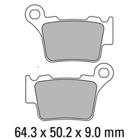 FERODO Disc Pad Set - FDB2165 EF Eco Friction Non Sintered Compound