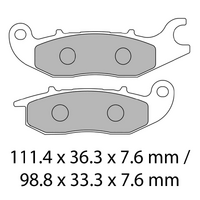 FERODO Disc Pad Set - FDB2169 EF Eco Friction Non Sintered Compound