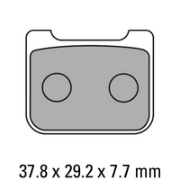 FERODO Disc Pad Set - FDB2171 P Platinum Non Sintered Compound