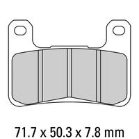 Ferodo FDB2178ST Disc Pad Set (2 pc) - Sinter Grip ST - Sintered