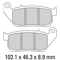 FERODO Disc Pad Set - FDB2179 ST Sinter Grip Sintered Compound - Road