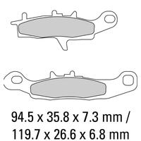 Ferodo FDB2188SG Disc Pad Set (2 pc) - Sinter Grip SG - Sintered
