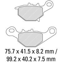 Ferodo FDB2197SG Disc Pad Set (2 pc) - Sinter Grip SG - Sintered