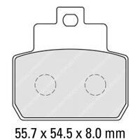 Ferodo FDB2207EF Disc Pad Set (2 pc) - ECO Friction Carbon Grip - Non-Sint.