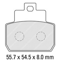 FERODO Disc Pad Set - FDB2207 EF Eco Friction Non Sintered Compound