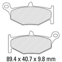 Ferodo FDB2213P Disc Pad Set (2 pc) - Platinum Carbon Grip - Non-Sint.
