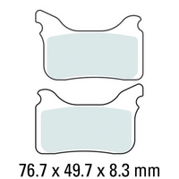 FERODO Disc Pad Set - FDB2245 ST Sinter Grip Sintered Compound - Road