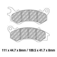 Ferodo FDB2256EF Disc Pad Set (2 pc) - ECO Friction Carbon Grip - Non-Sint.