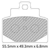 FERODO Disc Pad Set - FDB2277 AG Argento Non Sintered Compound