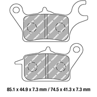 FERODO Disc Pad Set - FDB2282 EF Eco Friction Non Sintered Compound
