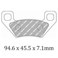 Ferodo FDB2303SG Disc Pad Set (2 pc) - Sinter Grip SG - Sintered