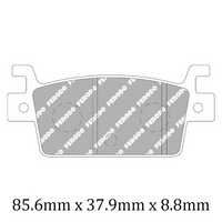 Disc Pad Set - FDB2304 EF ECO Friction Non Sintered Compound