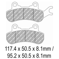 FERODO Disc Pad Set - FDB2315 SG Sinter Grip Sintered Compound - Off-Road