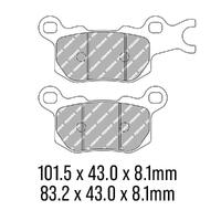 Ferodo FDB2317SG Disc Pad Set (2 pc) - Sinter Grip SG - Sintered